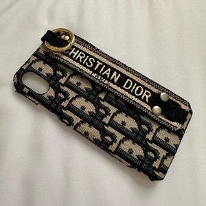 Navy blue Christian Dior iPhone X (10) case